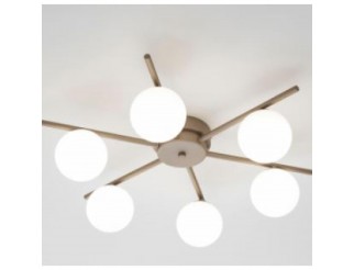 VIVIDA INTERNATIONAL NIVIS CELING LAMP.6X6W G9 SABBIA L588XH160MM