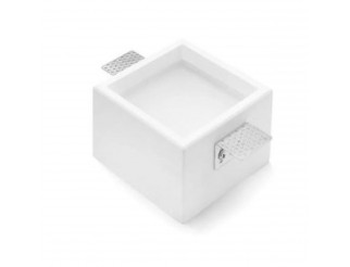 TECNICO FILIATRA INCASSO 1 LUCE QUADRATO CON VETRO BIANCO