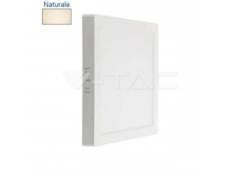 V-TAC PLAFONIERA 24w backlit surface mounted panel with samsung chip 4000k s