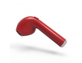 Auricolare Bluetooth Cuffia Wireless Auricolari con Microfono Rosso
