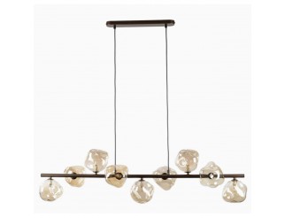 TK LIGHTING SOSPENSIONE LAVA BROWN LAMPA WISZACA 9XG9