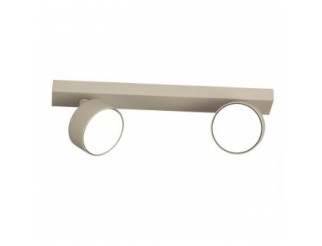 TOPLIGHT EDRA FARETTO 2 LUCI SABBIA GX53