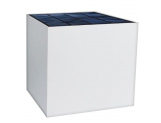 APPLIQUE CUBO ad energia SOLARE, IP65, Multifunzione con sensore, 320LM, 3000K, CRI80