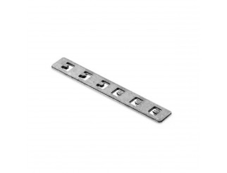 GEA LUCE Kit 2 giunti lineari in metallo galvanizzato per l'ancoraggio del sistema a binario modulare GBIN20 o GBIN21
