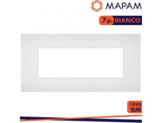 MAPAM Placca tecnopolimero sun-t5 7p r9007-1 bianco ARKE'