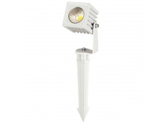 LIFE PUNTO LUCE DA GIARDINO A CUBO, IP65, BA45°, 220Vac 5W, 4000K, 450lm (F.T.), 50x69x263mm, COLORE BIANCO