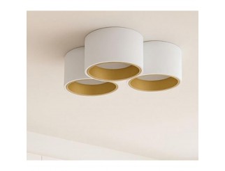 SFORZIN NASSO SOFFITTO 3 LUCI TONDA OTTONE