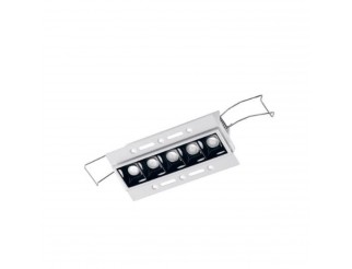 GEA LUCE Faretto ad incasso a scomparsa con 5 punti luce. Struttura in alluminio 10W Lumen: 830lm 4000K