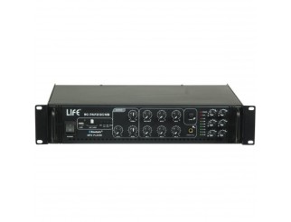 AMPLIFICATORE 6 ZONE 180W BLUETOOTH CON PORTA USB/SD RMS 3AUX+3MIC OUTPUT 70V,100V o 4-16OHM 