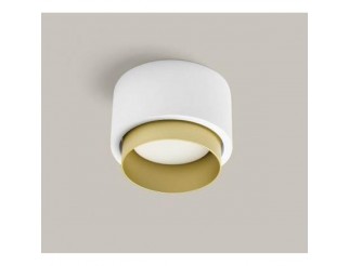 TECNICO SYME SOFFITTO 1 LUCE TONDA OTTONE