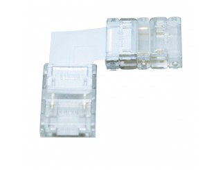 LIFE Giunto corto ad L ad innesto rapido, per strisce LED PCB 10mm con piazzole di saldatura larghe 