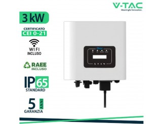V-TAC 3kW Inverter di rete monofase On Grid 