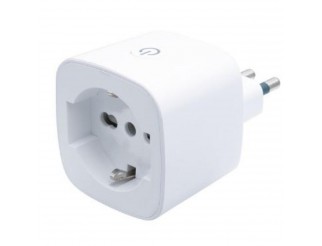 PRESA ITALIANA (Bivalente+Schuko) SMART LIFE, WIRELESS, 230Vac 16A, CON FUNZIONE POWER METER