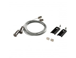 Kit sospensione con 2 cavi per binario modulare da superficie GBIN10 e GBIN11.