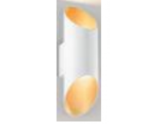 Lampada da parete ISYLUCE SIMPLIE alluminio Bianco +oro 80x262x100 G9