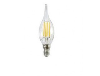 LIFE LAMPADA LED C.FIAMMA CF35,serie Filament Trasparente,E14 4.5W,FA320°4000K