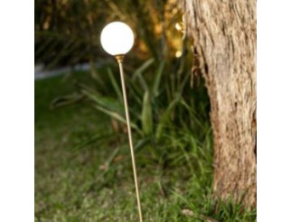 BRUNA Lampada solare da giardino con picco 80 brass colour solar & rechargeable battery