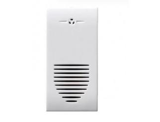 AVE Suoneria squillante Domus S44 colore RAL 9010, 230V a.c. finitura lucida