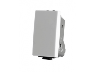 MATIX Pulsante unipolare (10a-250v) 505b/mtx bianco t3