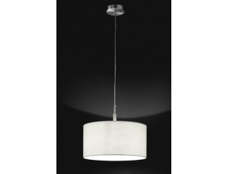PERENZ SOSPENSIONE CROMO SPAZZO 40CM  C/PARAL.IN TESSUTO 6166