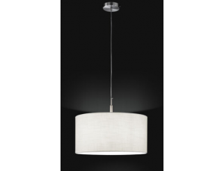 PERENZ SOSPENSIONE CROMO SPAZZO 50CM C/PARAL.IN TESSUTO 6168