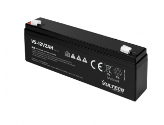 VulTech Batteria Ermetica al Piombo VS-12V2AH Rev. 2.2 12V 2A Ricaricabile (AGM)