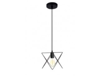 Elmark Sospensione Ida pendant 1xe27 black nero 