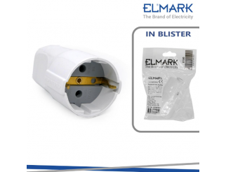 Elmark presa schuko 16a 2p+ebianca 