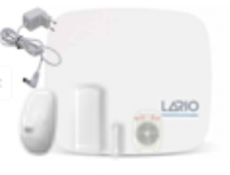 A.M.C Kit composto da centrale Lario sensore IF800 contatto CM800 radiocomanto TR800 alim L-AL 