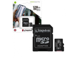 KINGSTON MICRO SD 128GB CL10 CANVAS SELECT PLUS SDCS2/128GB