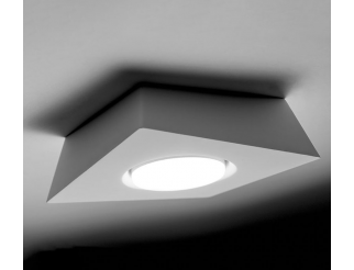 Sforzin lampada da soffitto in gesso Anchise T371 Blank Design Studio