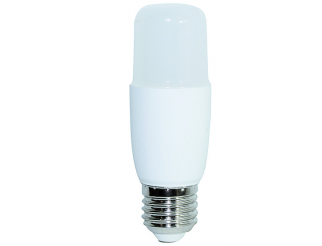 LAMPADA LED TUBOLARE T38, E27, 9.5W, FA300°, 3000K, 220Vac, LM1055, RA 80, 38*111mm BOX 
