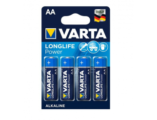 STILO AA 1,5V LONG LIFE  BLISTER 4PZ ALCALINA VARTA BATTERIE                                                            