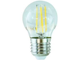LIFE LAMPADA LED G45 serie Filament Trasparente, E27, 4.5W, FA320