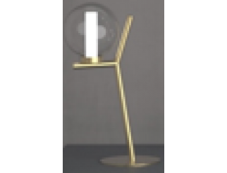 Miloox Camely DA TAVOLO 1 LUCE ORO SPAZZOLATO   