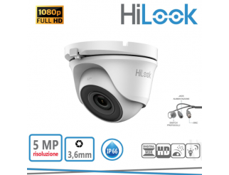 HILOOK Telecamera dome 5mp 3,6 mm risoluzione 2560x1944