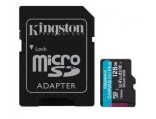 Kingston SDCG3/128GB - Scheda memoria, microSD, 128GB, 170MB/s