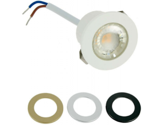 IPERLUX LED MINI SPOTLIGTH BIANCO TRASPARENTE 3W IP65 4000LM 270LM