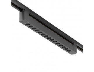 REGLETTE NERA PER BINARIO 24W LED 3000K REGOLABILE