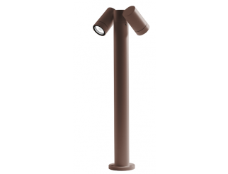 PALETTO RUGGINE 2XGU10 S. LAMP. GES11132