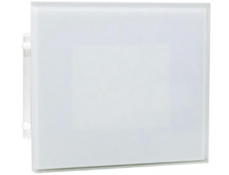 PUNTO LUCE SEGNA PASSO IN VETRO BIANCO SCATOLA 503 IP65 220Vac 3.5W 3000K-4000K-5000K