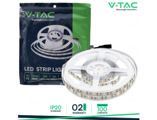 V-TAC Led striscia smd3528 120 leds high lumen 4000k ip20