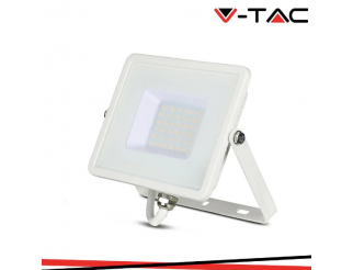 V-TAC 30w led proiettore smd samsung chip g2 corpo bianco 4000k