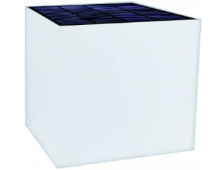 APPLIQUE Quadrato ad energia SOLARE, IP65, Multifunzione con sensore, 400LM, 4000K