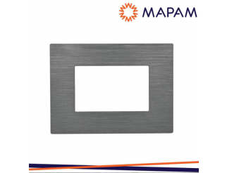 MAPAM Placca tecnopolimero spazzolato m6003sl-8 t2-gem 3p grigio