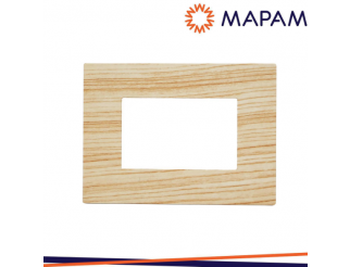 MAPAM Placca tecnopolimero spazzolato m6003sl-17 gem 3p abete