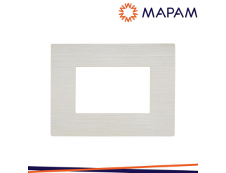 MAPAM Placca tecnopolimero spazzolato m6003sl-21 gem 3p perla