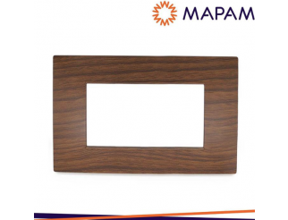 Mapam Placca tecnopolimero spazzolato m6004sl-3 gem 4p ciliegio
