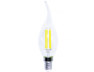 LAMPADA LED C.FIAMMA CF35,serie Filament Trasp.,E14, 6.5W,FA320°,2700K,220Vac