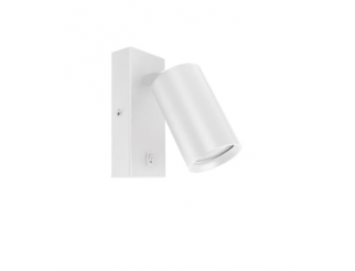 APPLIQUE Daria wll gu10 white con interruttore da hotel